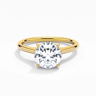 1.50ct Moissanite Bague de fiançailles Or 14 carats