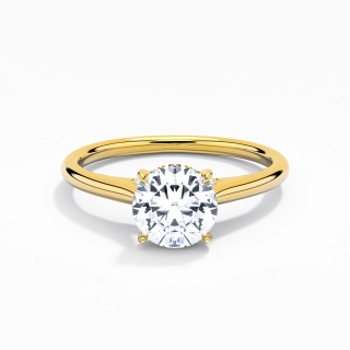 Éternel Rond 1.00ct Moissanite Bague de fiançailles