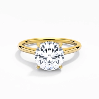 2.00ct Moissanite Engagement Ring 14K Gold