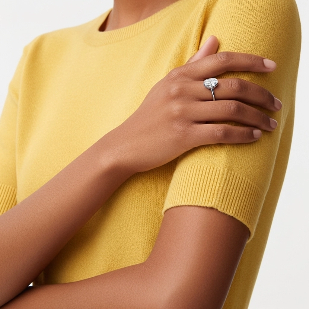 2.00ct Moissanite Bague de fiançailles Argent sterling 925