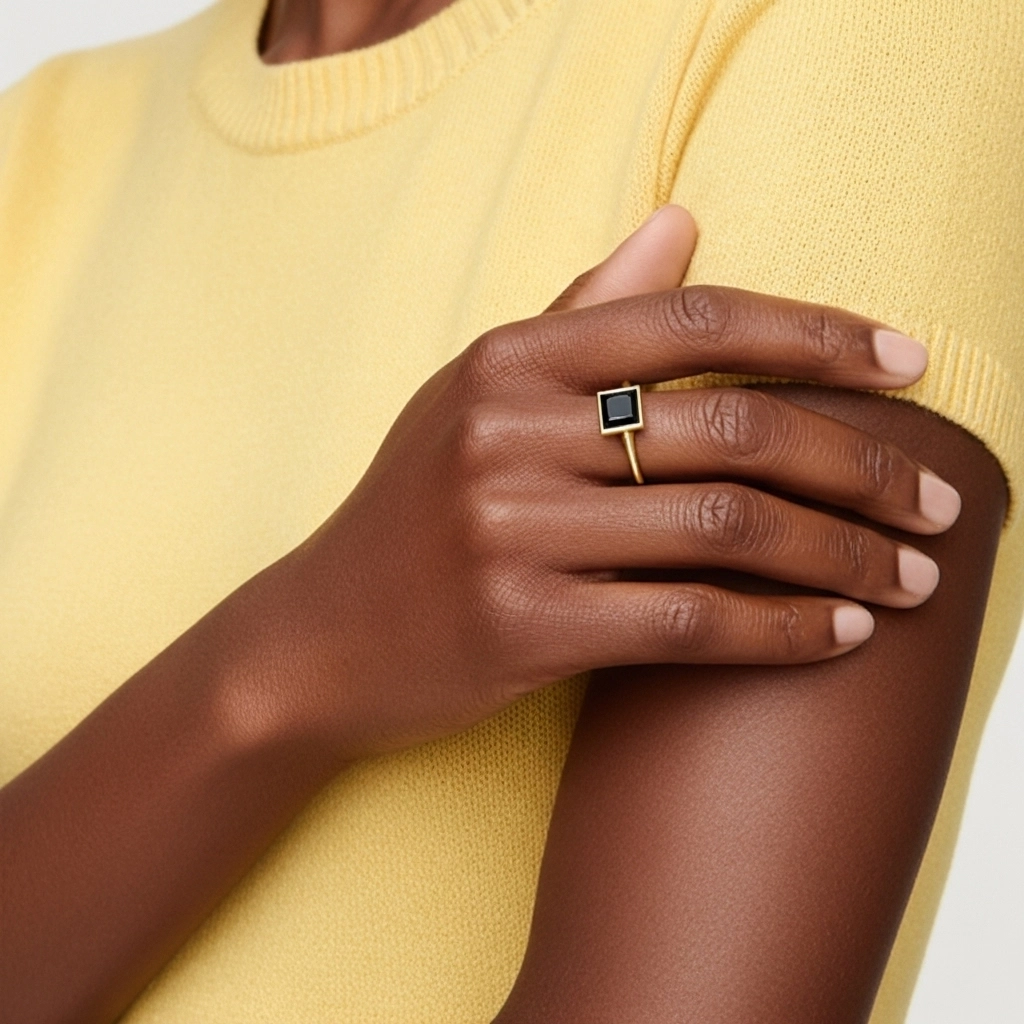 Understated Princess 2.00ct Moissanite Engagement Ring