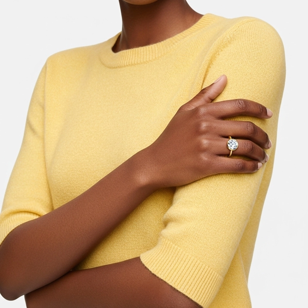 1.50ct Moissanite Bague de fiançailles Argent sterling 925