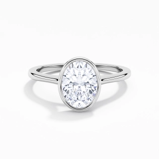 1.50ct Moissanite Engagement Ring 925 Sterling Silver