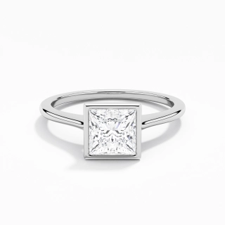 1.00ct Moissanite Engagement Ring 925 Sterling Silver