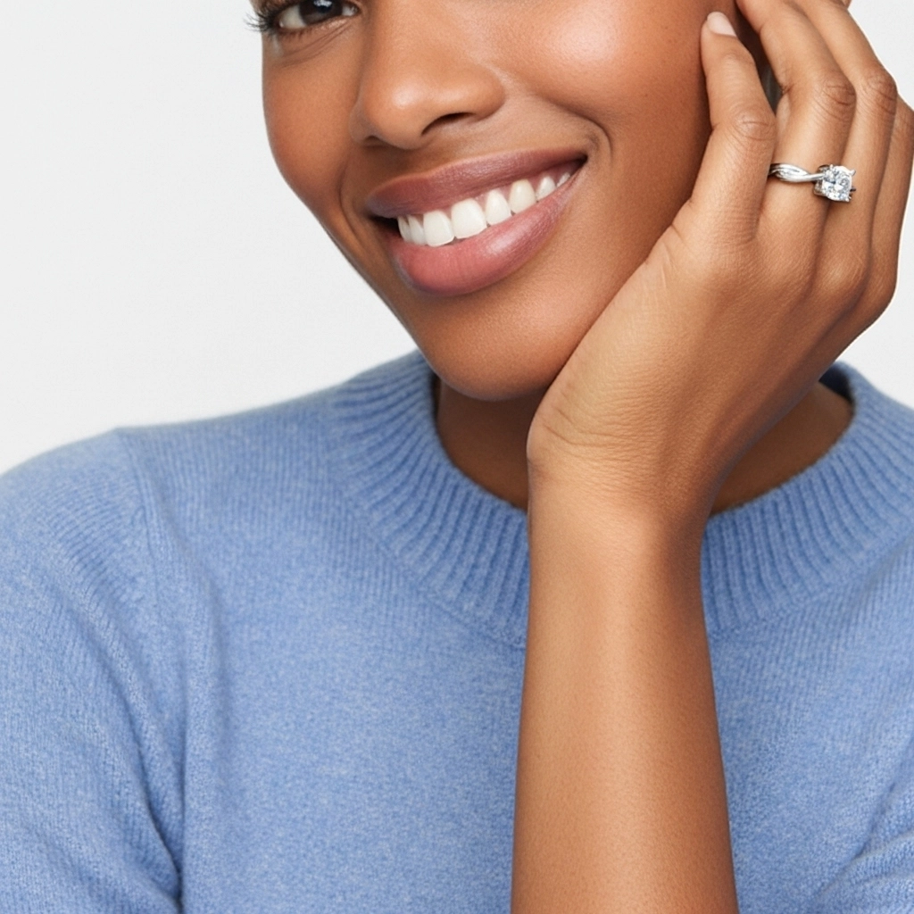 Understated Cushion 2.00ct Moissanite Engagement Ring