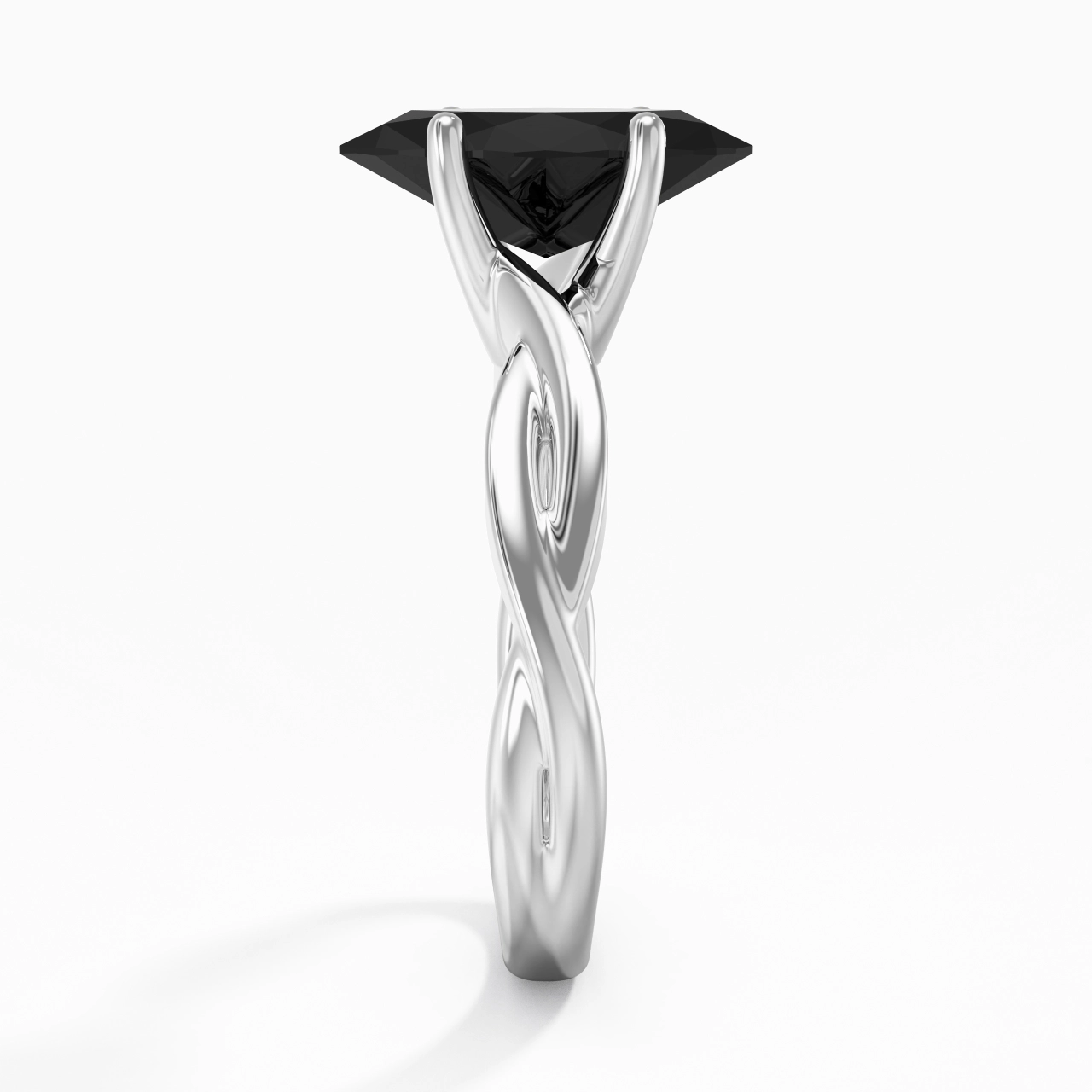 Sobre Marquise 2.00ct Moissanite Zircon cubique Bague de fiançailles