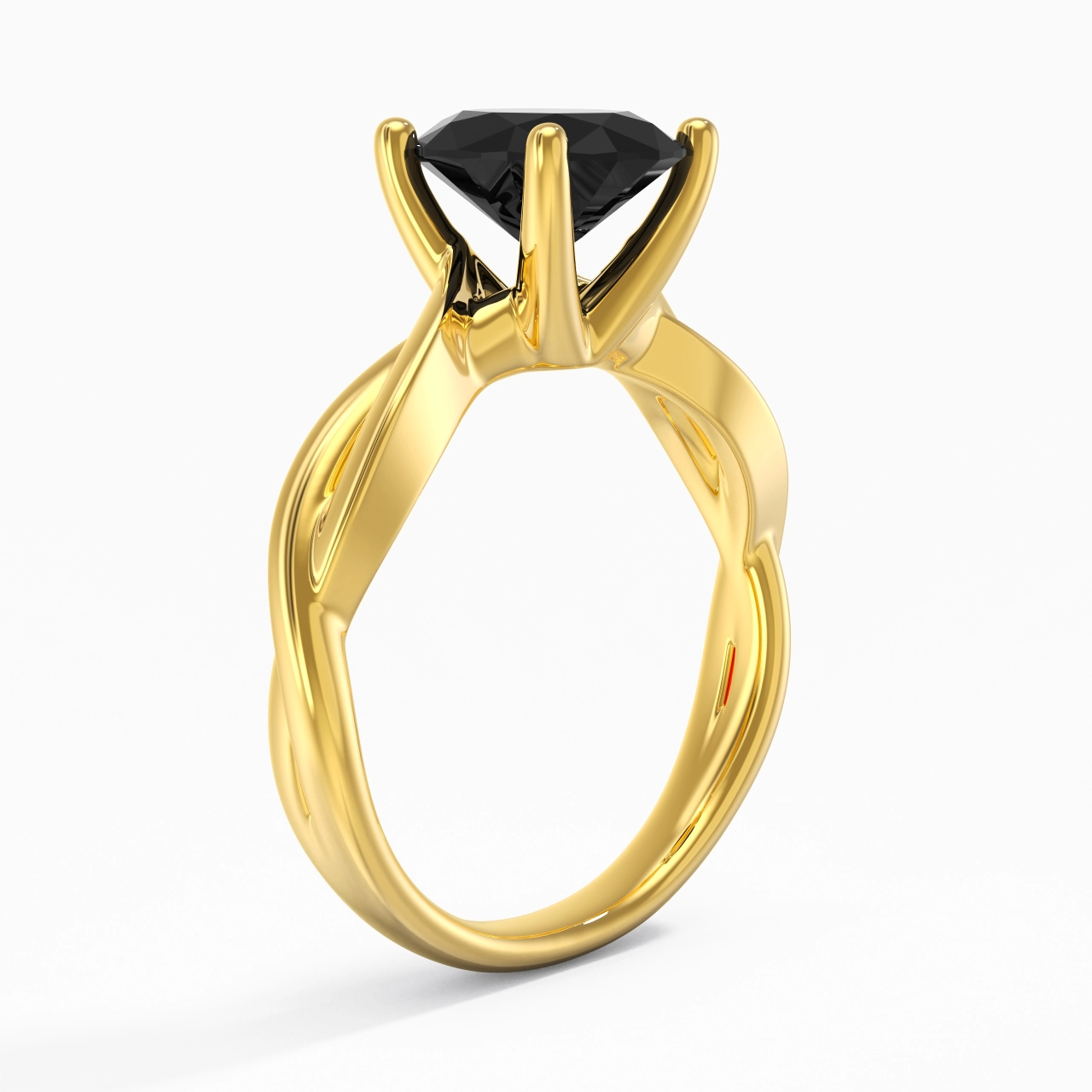 Sobre Ovale 2.00ct Moissanite Zircon cubique Bague de fiançailles