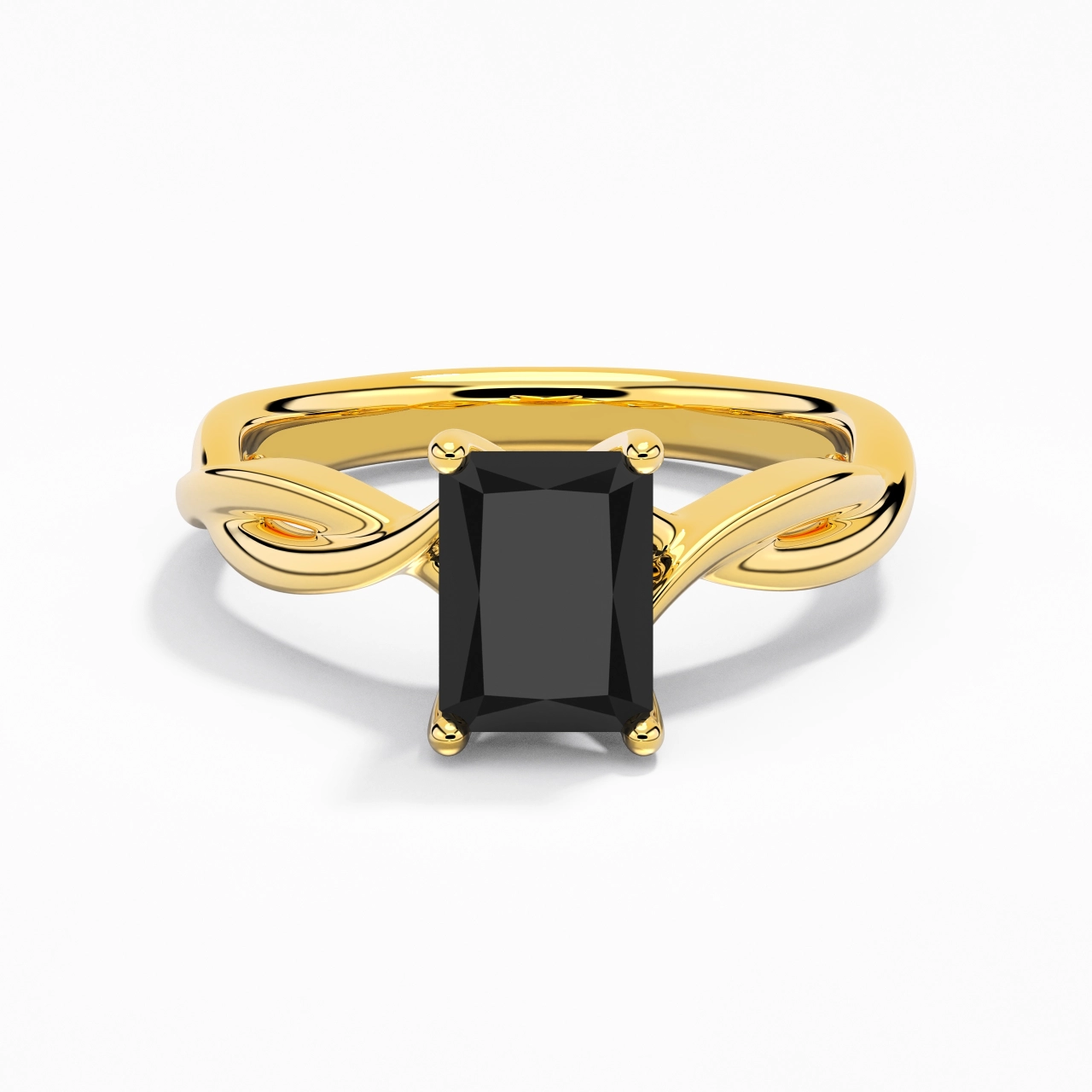 Sobre Radiant 2.00ct Moissanite Zircon cubique Bague de fiançailles