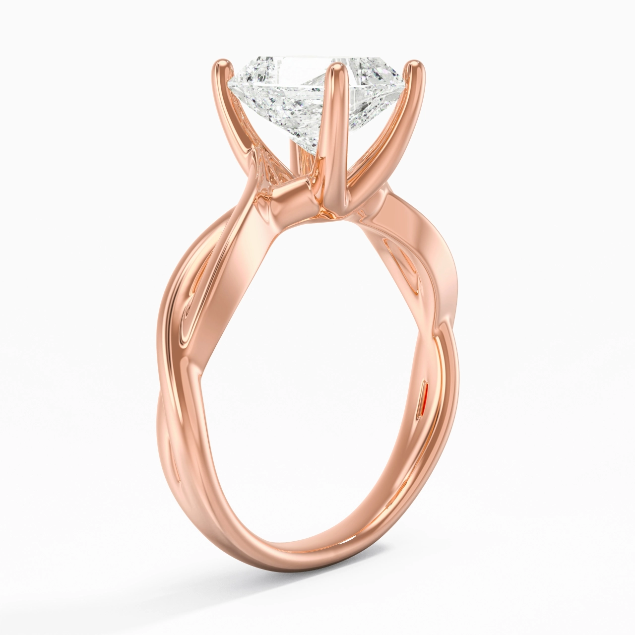 Sobre Radiant 2.00ct Moissanite Moissanite Bague de fiançailles