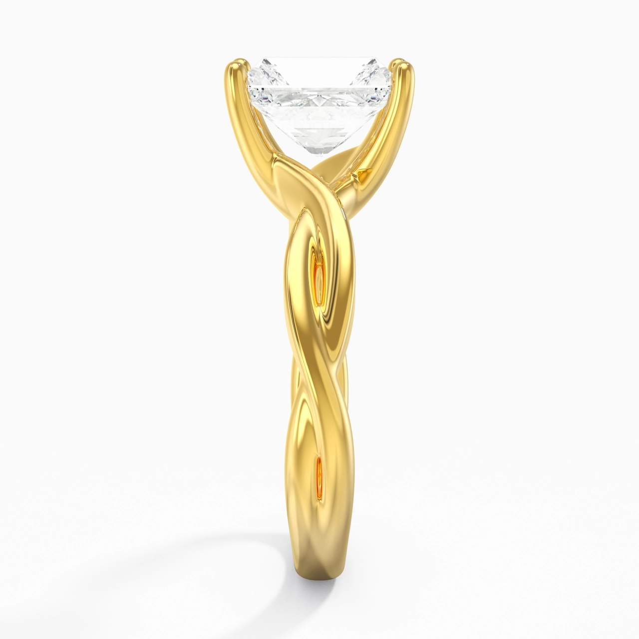 Sobre Radiant 2.00ct Moissanite Moissanite Bague de fiançailles