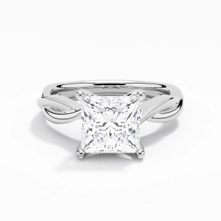 2.00ct Moissanite Engagement Ring 925 Sterling Silver