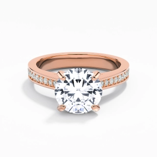 Cathedral Engagement Ring 2.00ct Moissanite