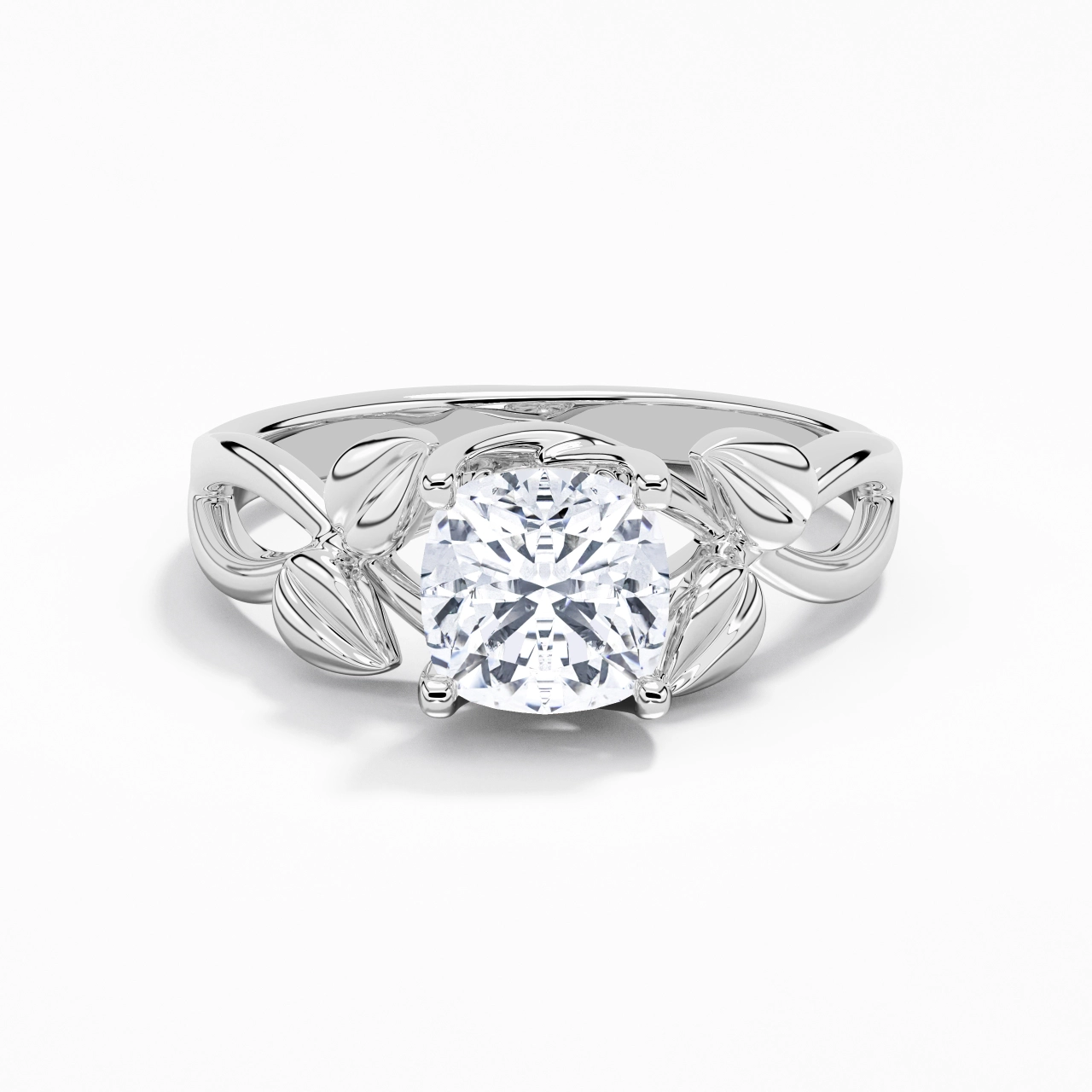 2.00ct Moissanite Bague de fiançailles Argent sterling 925