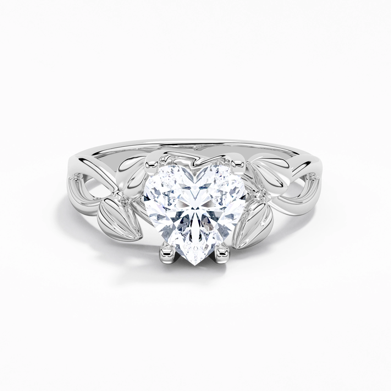2.00ct Moissanite Bague de fiançailles Argent sterling 925