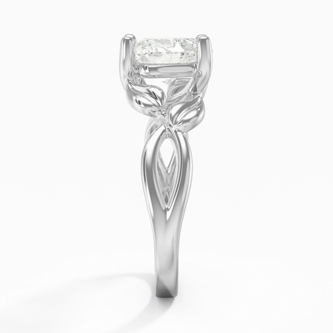 2.00ct Moissanite Bague de fiançailles Argent sterling 925