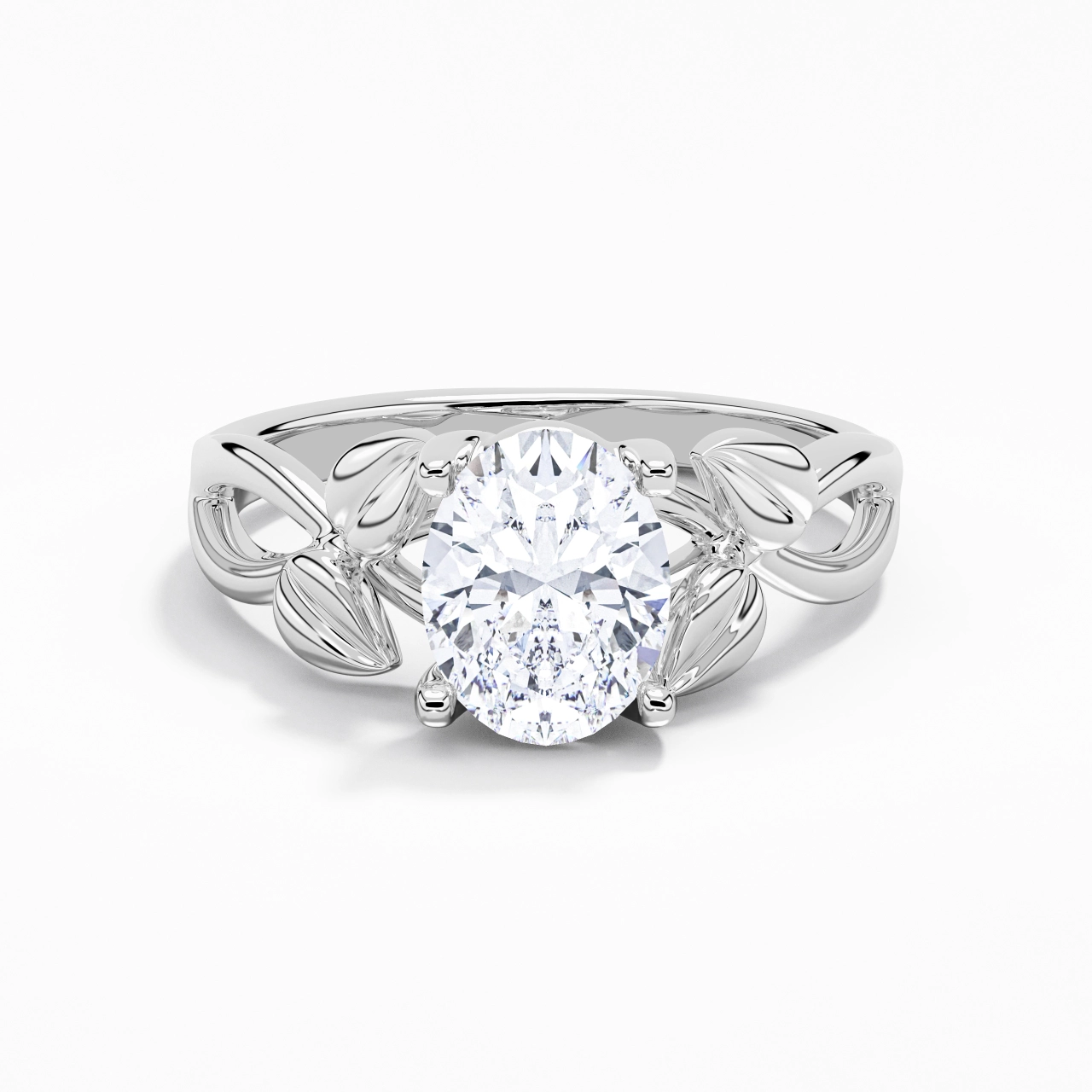2.00ct Moissanite Bague de fiançailles Argent sterling 925