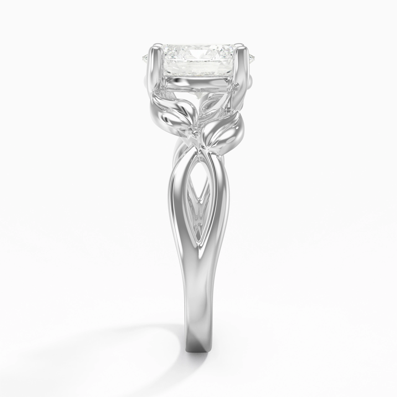 2.00ct Moissanite Bague de fiançailles Argent sterling 925