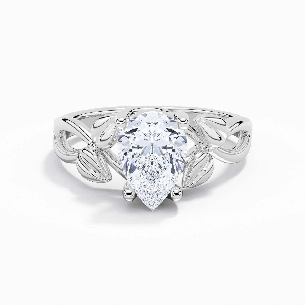 2.00ct Moissanite Bague de fiançailles Argent sterling 925