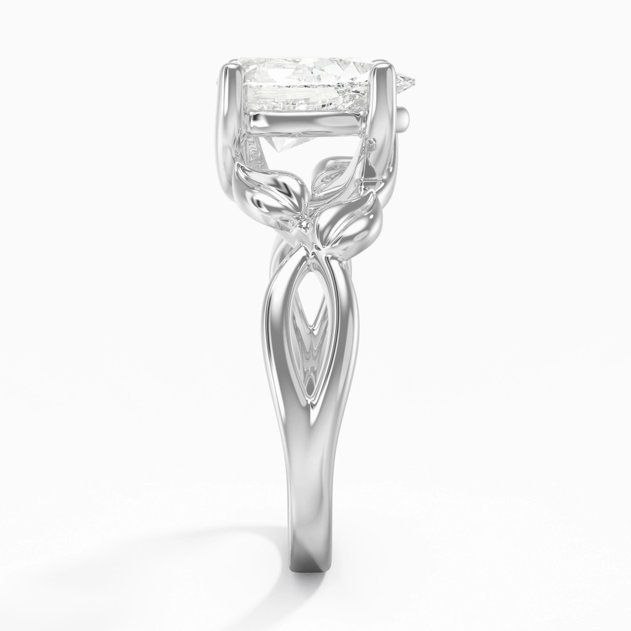 2.00ct Moissanite Bague de fiançailles Argent sterling 925