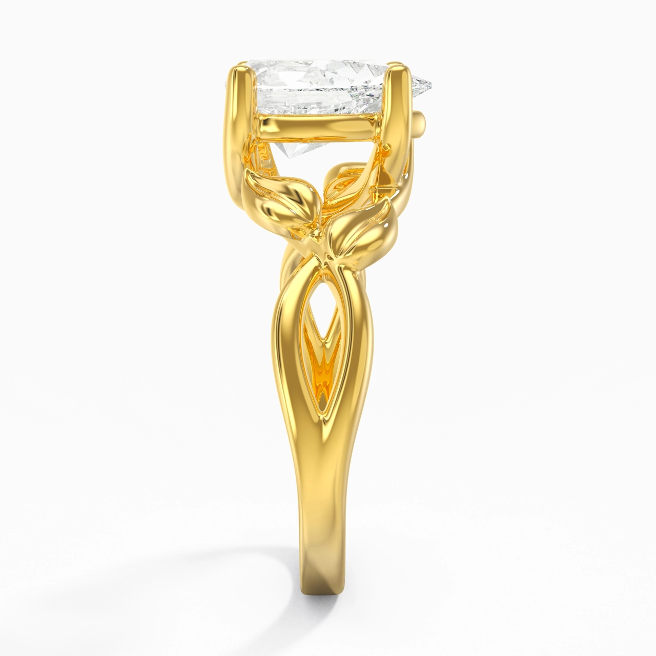 2.00ct Moissanite Bague de fiançailles Argent sterling 925