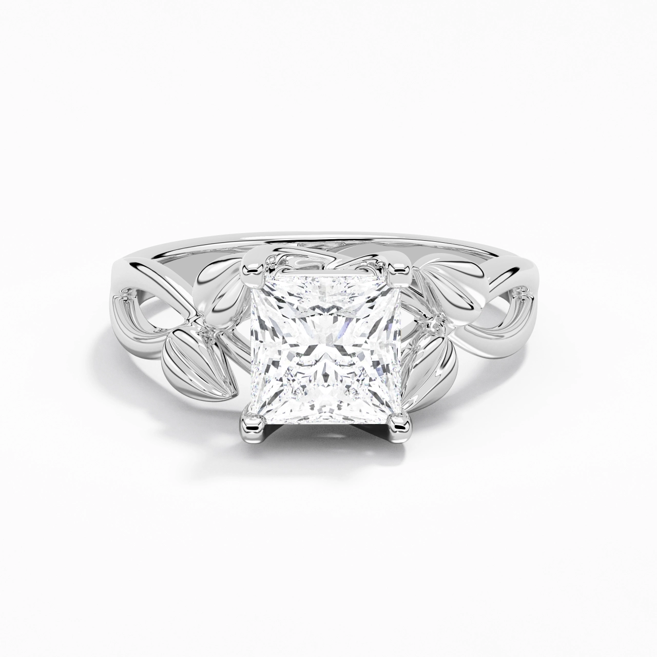 2.00ct Moissanite Bague de fiançailles Argent sterling 925