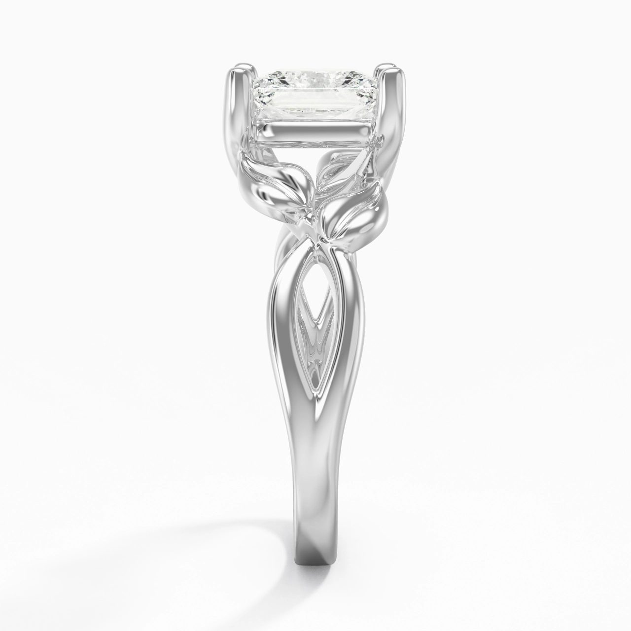 2.00ct Moissanite Bague de fiançailles Argent sterling 925