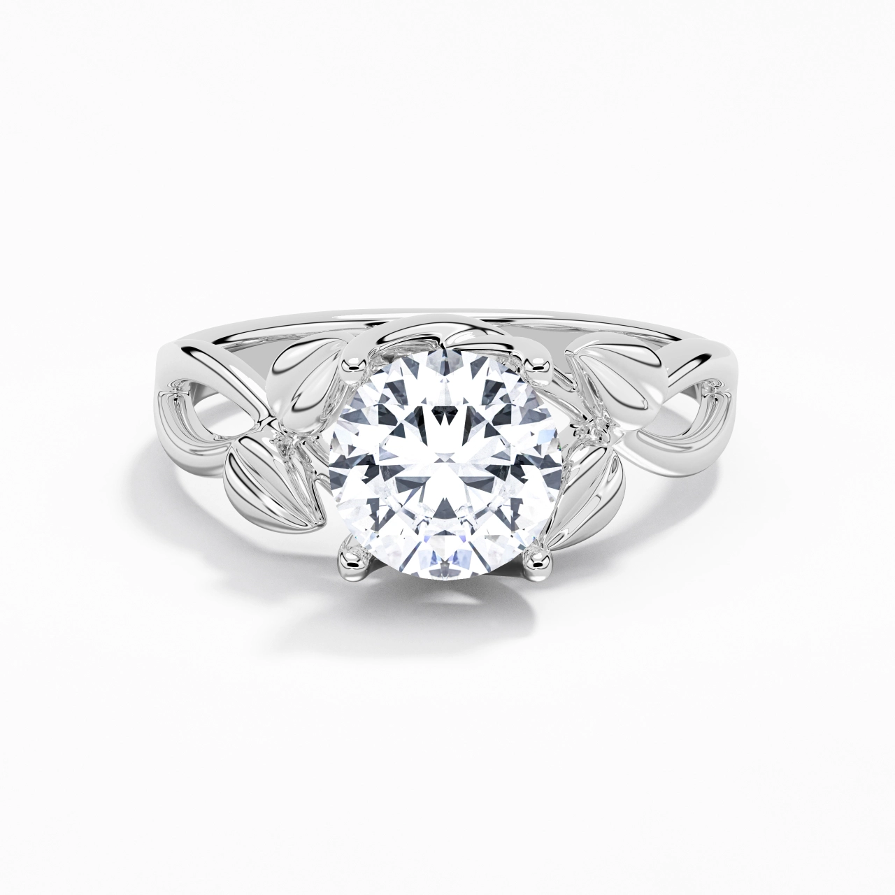 2.00ct Moissanite Bague de fiançailles Argent sterling 925