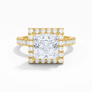 2.00ct Moissanite Engagement Ring 14K Gold