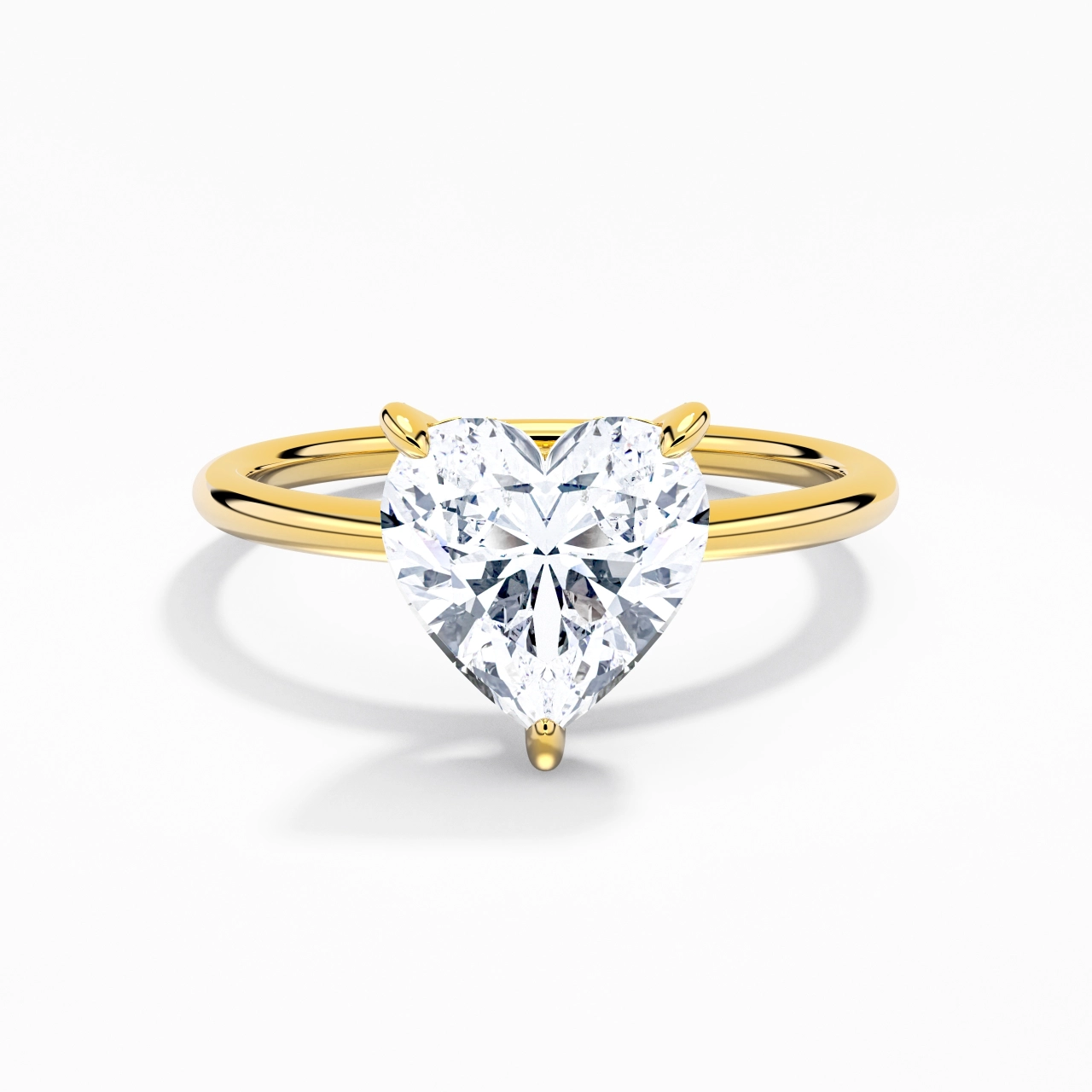 2.00ct Moissanite Bague de fiançailles Or 18 carats