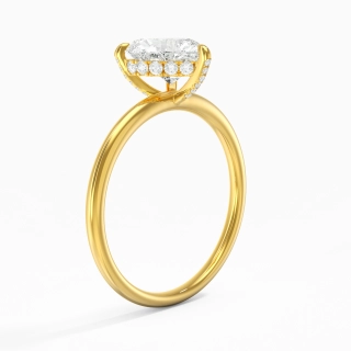 2.00ct Moissanite Engagement Ring 14K Gold