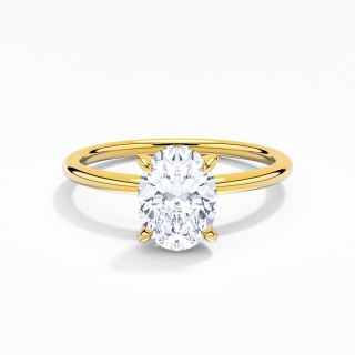 2.00ct Moissanite Engagement Ring 14K Gold