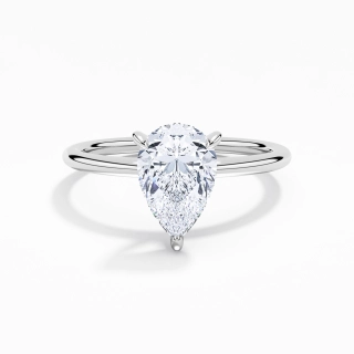 1.50ct Moissanite Engagement Ring Platinum