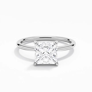 1.50ct Moissanite Engagement Ring Platinum