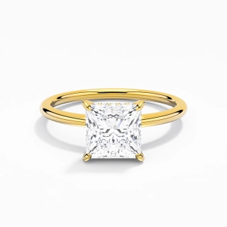 1.00ct Moissanite Engagement Ring 14K Gold