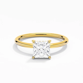 1.50ct Moissanite Engagement Ring 18K Gold