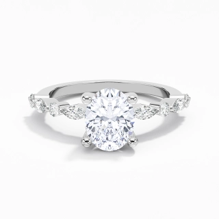 2.00ct Moissanite Bague de fiançailles Argent sterling 925