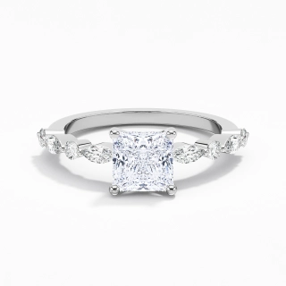 Éternel Princesse 1.50ct Moissanite Bague de fiançailles