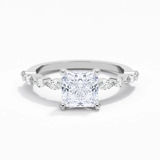 Éternel Princesse 2.00ct Moissanite Bague de fiançailles