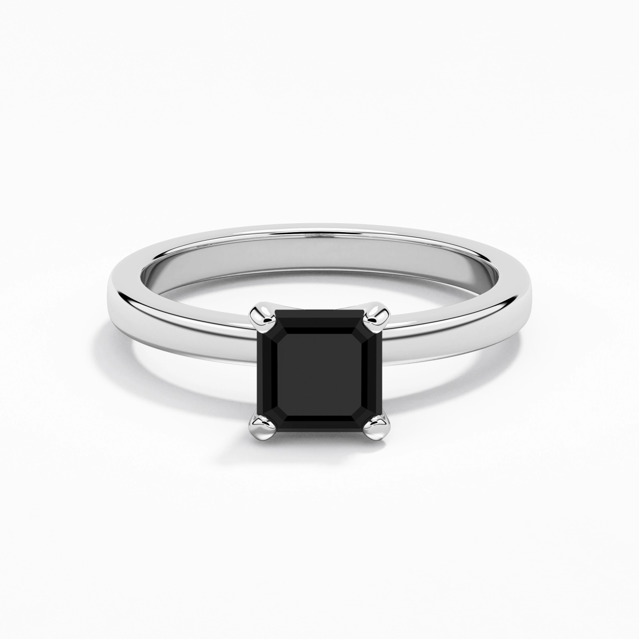 1.50ct 1.00ct Moissanite Cubic Zirconia Engagement Ring 925 Sterling Silver
