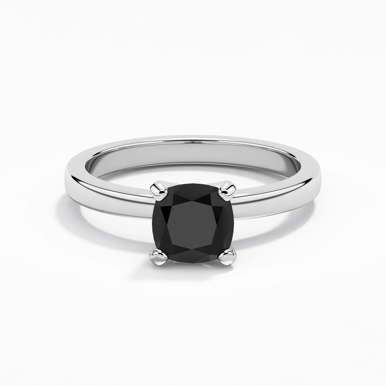 1.50ct Moissanite Cubic Zirconia Engagement Ring 925 Sterling Silver