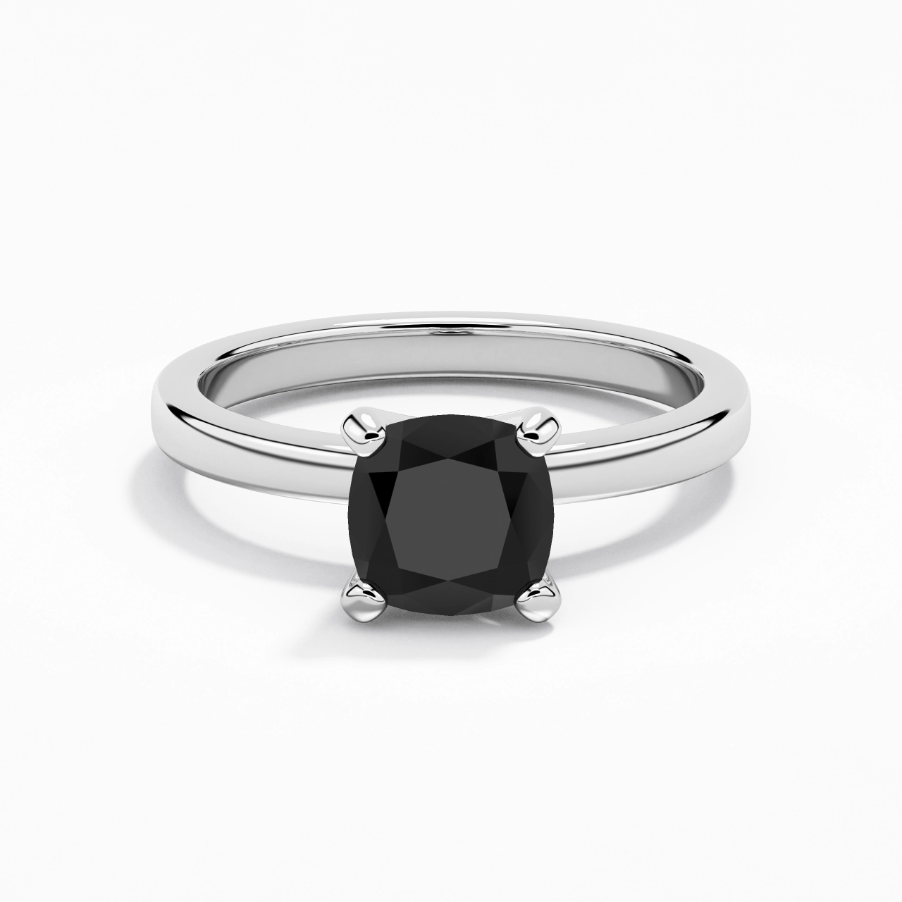 1.50ct 2.00ct Moissanite Cubic Zirconia Engagement Ring 925 Sterling Silver