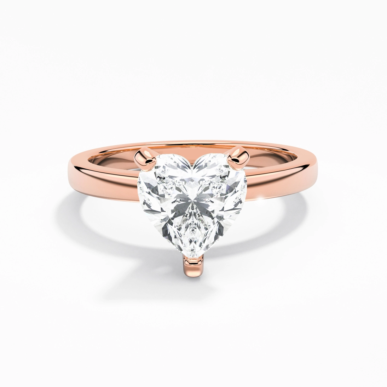 1.50ct Moissanite Moissanite Engagement Ring 925 Sterling Silver