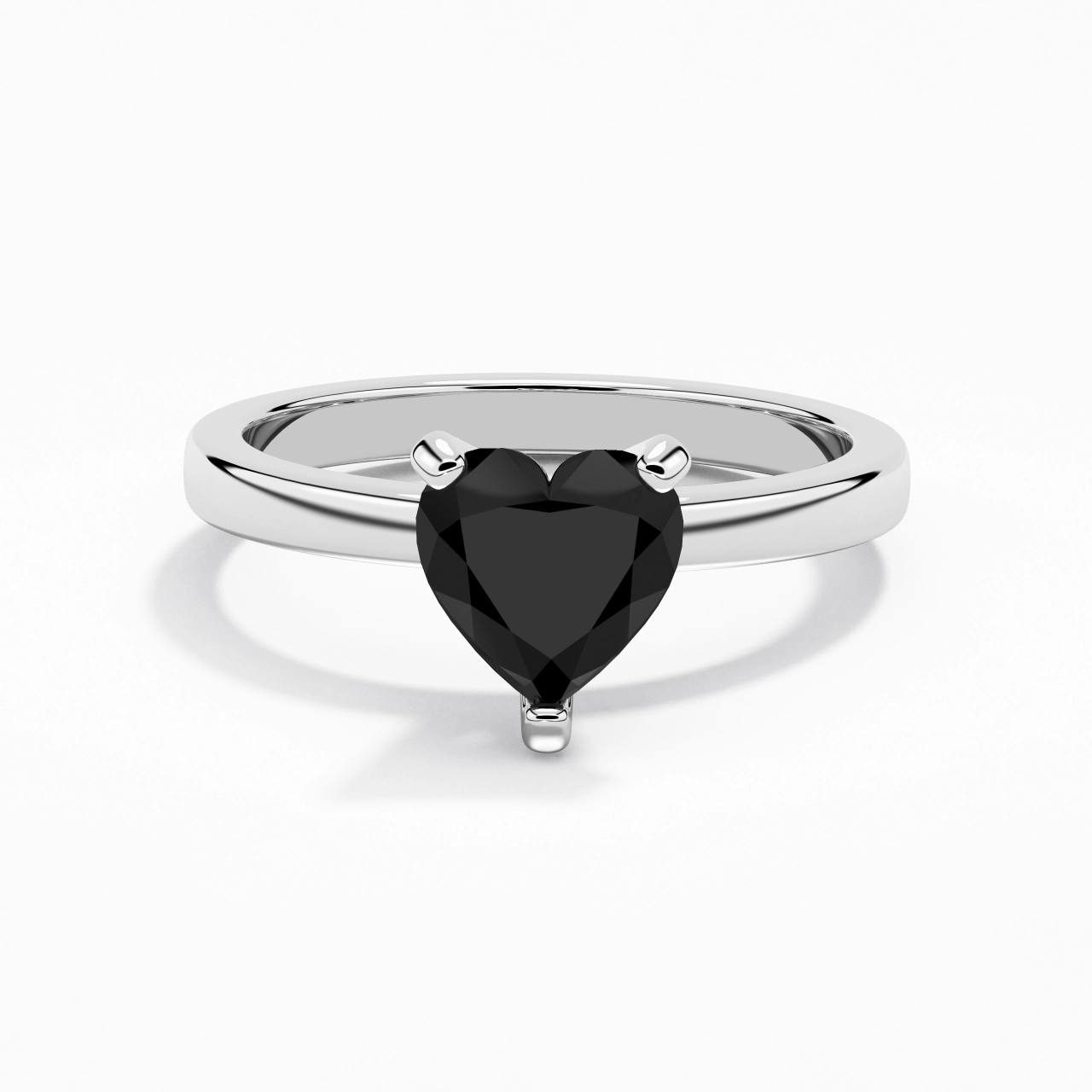 1.50ct Moissanite Cubic Zirconia Engagement Ring 925 Sterling Silver