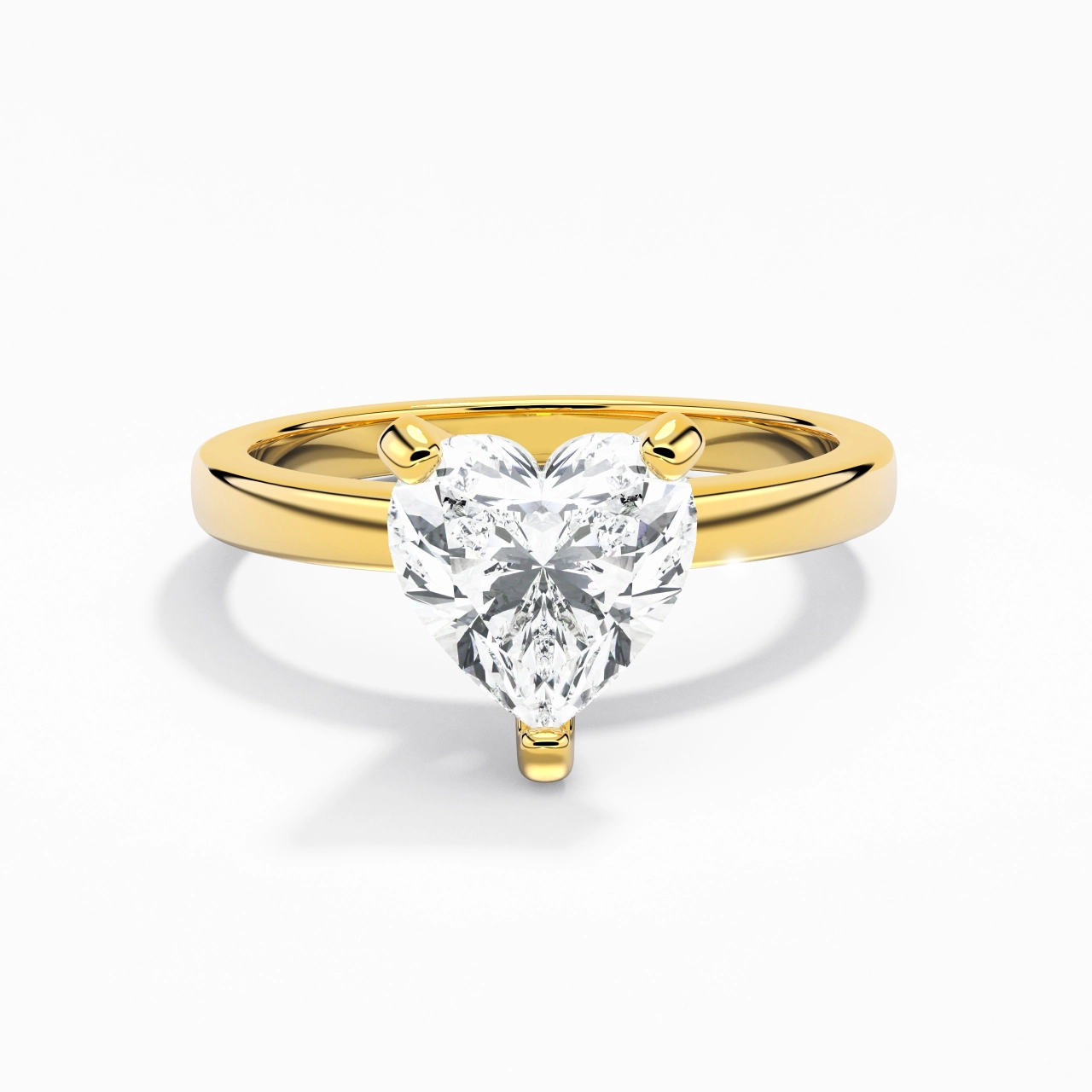 1.50ct Moissanite Moissanite Engagement Ring 925 Sterling Silver