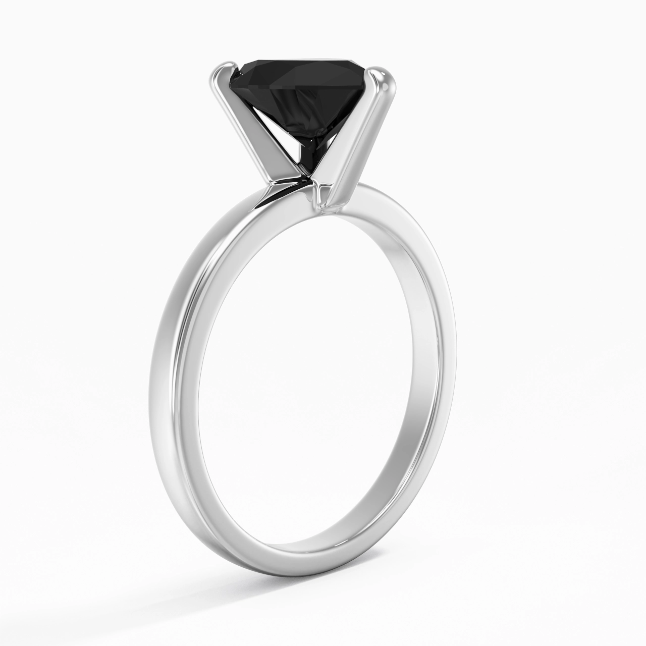 1.50ct Moissanite Cubic Zirconia Engagement Ring 925 Sterling Silver