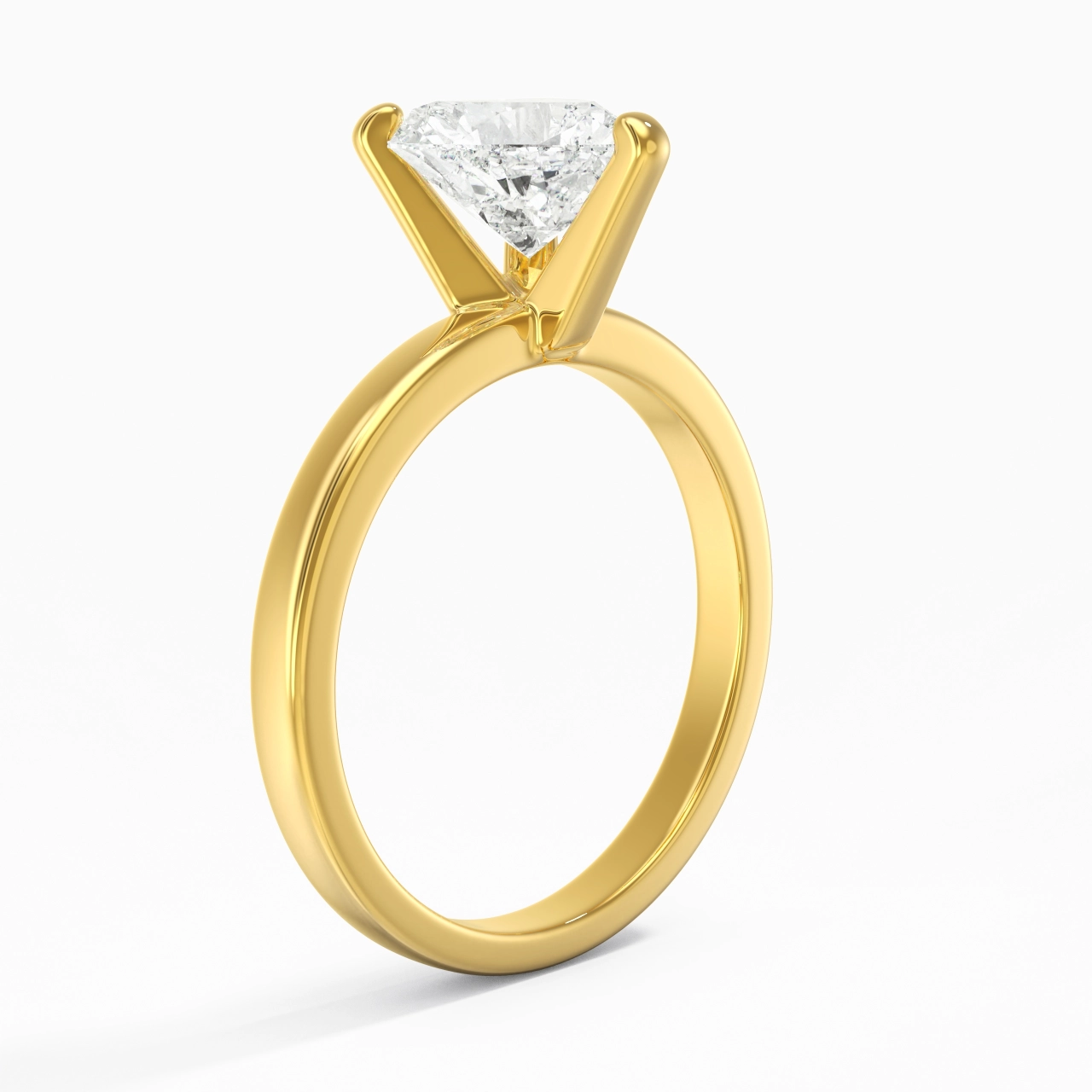 1.50ct Moissanite Moissanite Engagement Ring 925 Sterling Silver