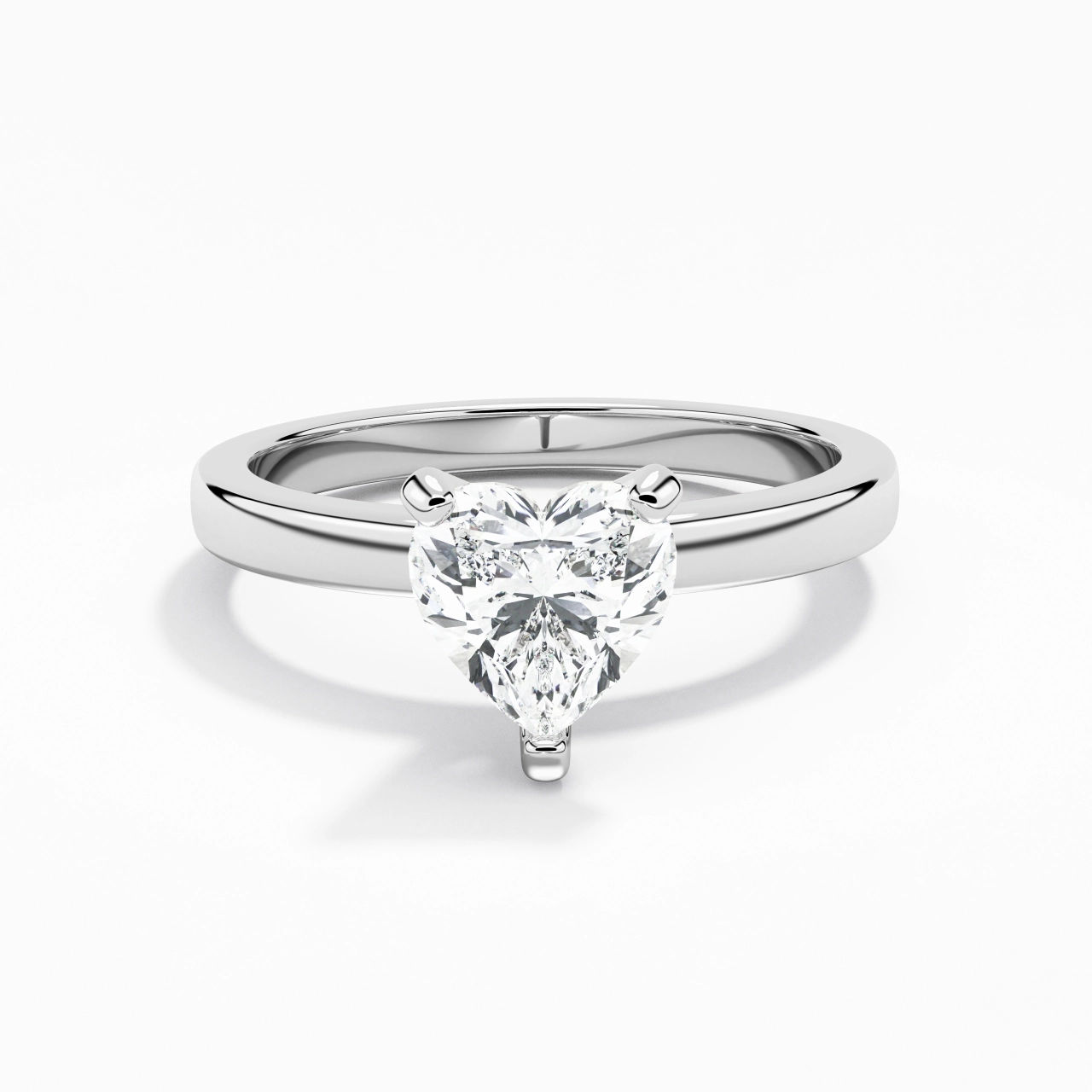 1.50ct 1.00ct Moissanite Moissanite Engagement Ring 925 Sterling Silver