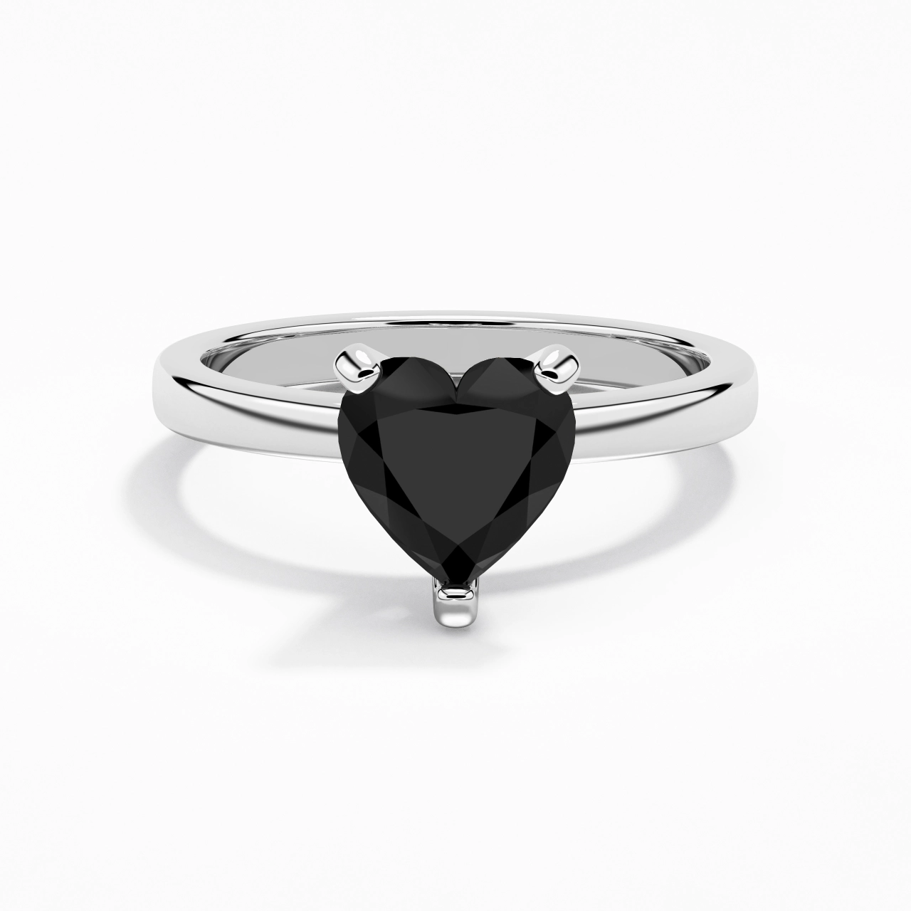1.50ct 2.00ct Moissanite Cubic Zirconia Engagement Ring 925 Sterling Silver
