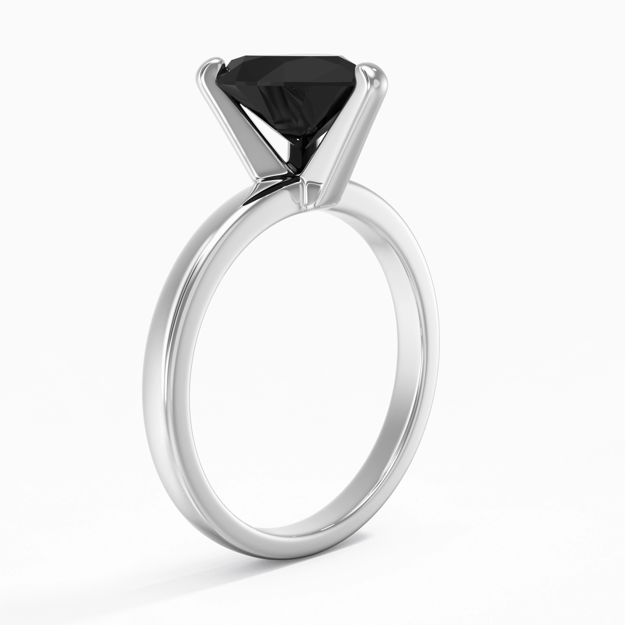 1.50ct 2.00ct Moissanite Cubic Zirconia Engagement Ring 925 Sterling Silver