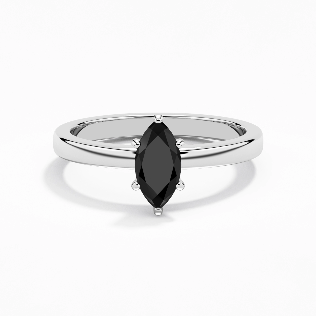 1.50ct 0.80ct Moissanite Zircon cubique Bague de fiançailles Argent sterling 925